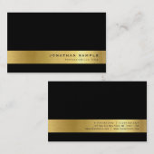 Elegant Creative Gold-look Pearl Finish Luxury Visitekaartje (Voorkant / Achterkant)