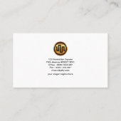 Elegant Creative Green Trapezium Slides Engineer Visitekaartje (Achterkant)