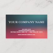 Elegant creditcard visitekaartje (Achterkant)