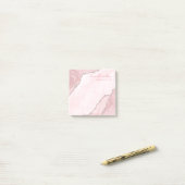 Elegant crème Blush roze geode business Post-it® Notes (Op bureau)