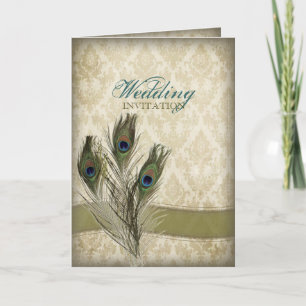 elegant  crème damask peace ock bruiloft