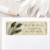 elegant  crème damask peace ock bruiloft etiket (Insitu)