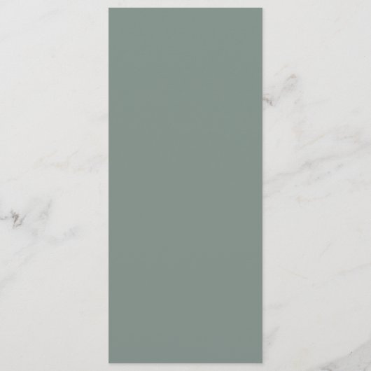 Elegant Crème Formeel Menu (Achterkant)
