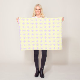 Elegant Crème Spiraalpatroon Fleece Deken