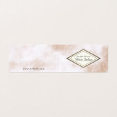 Elegant crème visitekaartje (Buitenkant ongevouwen)