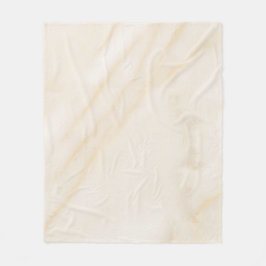 Elegant Crème Witte Marmer Subtiele Gouden Ader St Fleece Deken