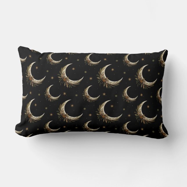 Elegant Crescent Moon Pillow Kussen (Voorkant)
