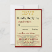 Elegant Crimson and Cream Starburst Design Traditi (Voorkant)