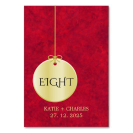 Elegant Crimson Gold Luxe Royal Kaart