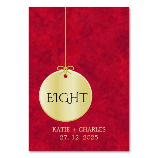 Elegant Crimson Gold Luxe Royal Kaart (Voorkant)