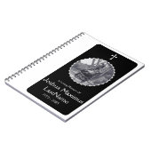 elegant cross begrafenisdienst gastboek notitieboek (Linkerzijde)