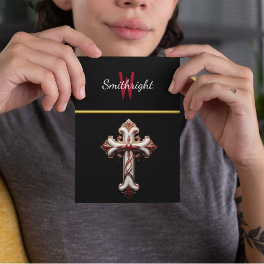 Elegant Cross Briefkaart