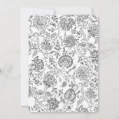 Elegant Cross Christening Uitnodigingen (Achterkant)