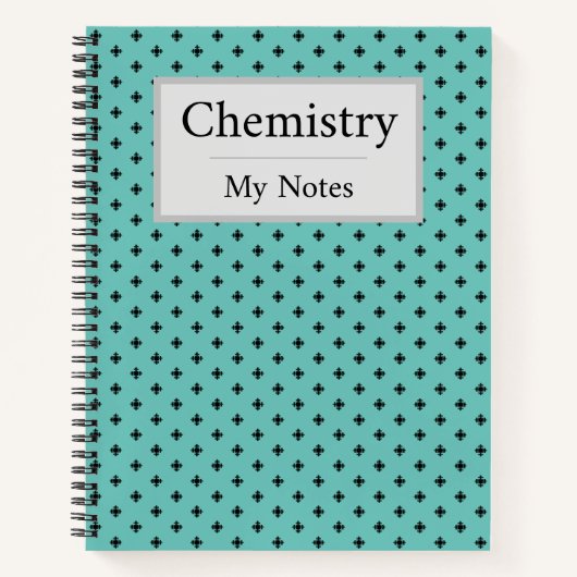 Elegant Cross Geometric Design Notitieboek (Voorkant)