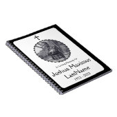 Elegant Cross Memorial Service gastenboek Notitieboek (Rechterzijde)