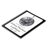 Elegant Cross Memorial Service gastenboek Notitieboek (Linkerzijde)