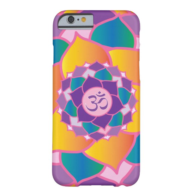 Elegant Crown Chakra Yoga Meditation Enthusiast Case-Mate iPhone Case (Achterkant)