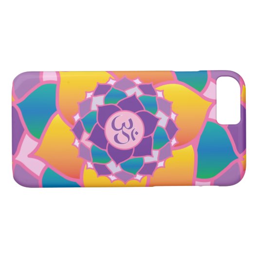 Elegant Crown Chakra Yoga Meditation Enthusiast Case-Mate iPhone Case (Achterkant (Horizontaal))