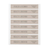 Elegant crustisch kraftpapier bruiloft (Vel)