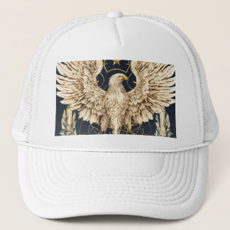 Elegant Crystal Eagle wit Pet" Trucker Pet