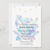 ELEGANT CRYSTAL INSPIRED BIRTHDAY KAART (Voorkant)
