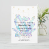 ELEGANT CRYSTAL INSPIRED BIRTHDAY KAART (Staand voorkant)