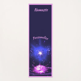 Elegant Crystal Lotus Flower Zen Yoga Namaste Yogamat