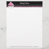 Elegant Cupcake Bakery Name Flyer (Achterkant)