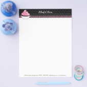 Elegant Cupcake Bakery Name Flyer (Enkel)