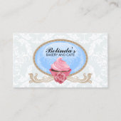 Elegant Cupcake bakkerij Aangepast Visitekaartje (Voorkant)