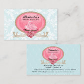 Elegant Cupcake bakkerij Aangepast Visitekaartje (Voorkant / Achterkant)