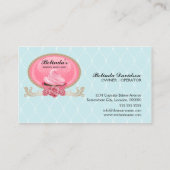 Elegant Cupcake bakkerij Aangepast Visitekaartje (Achterkant)