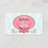 Elegant Cupcake bakkerij Aangepast Visitekaartje (Voorkant)