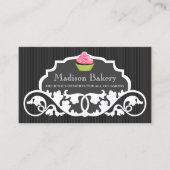 Elegant Cupcake bakkerij Decoratie Visitekaartje (Voorkant)