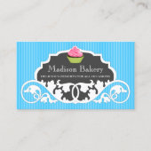 Elegant Cupcake bakkerij Decoratie Visitekaartje (Voorkant)