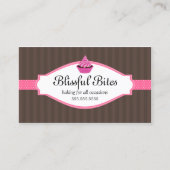 Elegant Cupcake bakkerij Visitekaartje (Voorkant)