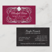 Elegant Cupcake bakkerij Visitekaartje (Voorkant / Achterkant)