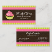 Elegant Cupcake bakkerij Visitekaartje (Voorkant / Achterkant)