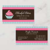 Elegant Cupcake bakkerij Visitekaartje (Voorkant / Achterkant)