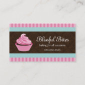 Elegant Cupcake bakkerij Visitekaartje (Voorkant)