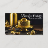 Elegant cupcake bakkerijproducten visitekaartje (Voorkant)