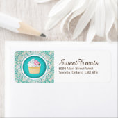 Elegant Cupcake Return Address Label (Insitu)
