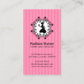 Elegant Cupcake Visitekaartje (Achterkant)