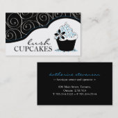 Elegant Cupcake Visitekaartjes (Voorkant / Achterkant)