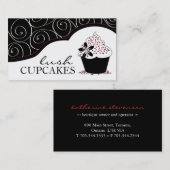 Elegant Cupcake Visitekaartjes (Voorkant / Achterkant)