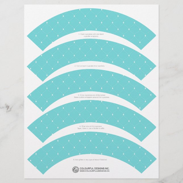Elegant Cupcake Wrappers (Voorkant)