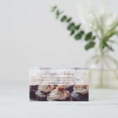 Elegant  cupcakes Bakery-Visitekaartjes Visitekaartje (Staand voorkant)