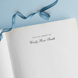 Elegant Cursief Klassieker Uit De Bibliotheek Van Zelfinktende Stempel