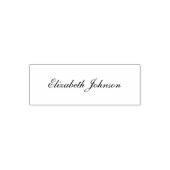 Elegant Cursief Script Handtekening Naam Sjabloon Zelfinktende Stempel (Design)