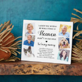 Elegant Custom 6 PhotoHeaven Wedding Memorial Fotoplaat (Zijkant)